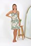 Women's Large Size Rope Strap Nightgown 98515 - 5