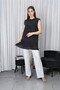 Women's Hijab Sleeveless Pleated Undershirt Shirt Tunic Blouse Pleated Pleated - 3