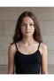 Senior Girls 2 Pack White And Black Cotton Vests - 5