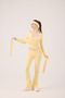 Tie-Detail Cropped Cut Ellen Bolero Yellow