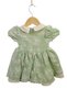 Baby Girl Muslin Dress 100% Cotton Holiday Dress with Lined Bows - 3