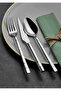Domino Plain 12-Piece Dinner Spoon 304 Quality 18/10 Cr-Ni Stainless Steel 3mm - 4