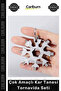 Special Production Practical Compact in Keychain Versatile Multi-Purpose Snowflake Screwdriver Set 18 in 1 - 4