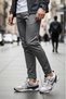 350352A Gray Orthopedic Casual Men's Sports Shoes - 6