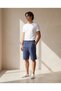 Men Navy Woven Pyjama Shorts - 4