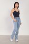 Women's Crisscross Straps Chest Padded Tank Top - Navy Blue - 3