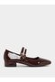 Brown Patent Mary Jane Shoes