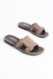 Leomaris Genuine Leather Soft Sole Pack Double Buckled Daily Slipper - Sandals - 7