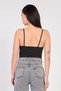 Women's Rope Strap D Lace Detailed Athlete Top - Black - 5