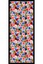 Bougainvillea Floral Navy Blue Soft Cotton Shawl - 2