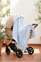 Baby Blue Muslin Blanket 4 Layers 85X85 cm Multi-Purpose Baby Blanket - 2