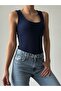 Basic Blouse with Thick Straps - 3