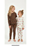 Girl Child 4,5,6,7,8 Years Old Thick Ribbed Knit Piece Set (Top and Bottom) - 2
