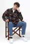 Men's Long Sleeve Double Pocketed Lumberjack Shirt Claret Red - 508 - 4