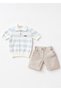 Striped Viscose Kete Linen Tlu Tricot Set