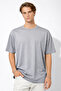 Oversized Basic T-Shirt Men's Cotton Pack Relaxed Fit Casual T-Shirt