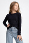 Girl's Stoned Ribbed Knit Body