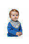 2-Pack Liquid-Proof Baby Bib Muslin Indigo-Smoke (Standard Size) - 5