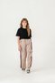 Cargo Pocket Pocket Cover Sporty & Chic Embroidered Girls' Sweatpants with Side Piping Stripes
