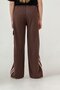 Cargo Pocket Pocket Cover Sporty & Chic Embroidered Girls' Sweatpants with Side Piping Stripes - 4