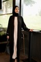 Tesettür Meyra Abaya Dress Black (Shawl Included) - 2
