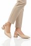 Beige Women's Heeled Evening Dress Shoes 323101 Z - 2