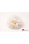 D’Arya Cream Ecru Tulle Floral Pearl Look Flexible Baby and Girls' Hair Band Kawaii Dd752 - 3