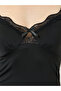 Black Lace Trim Cami Slip Dress - 3
