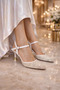 ✨ Women's Stoned Evening Dress Heeled Shoes |   Pointed Toe Ankle Strap Stylish Event Shoes - 2