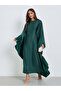 Emerald Green Long Sleeves Kaftan Maxi Dress - 3