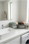 2-Piece Bath Towel Organizer Home & Love Printed Patterned Fabric |   2 Pieces |   Steel Supported Organizer - 4