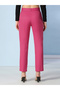 Hot Pink Straight Fit Trousers - 5