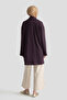 Cotton Blend Knitted Cap Plum - 5