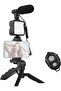 Phone & Computer Microphone Controller – Intelligent Noise Reduction, Wind Sponge, Video Vlog Kit