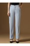 Blue Straight Fit Trousers