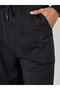 Men Black Solid Drawstring Joggers - 3
