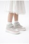 Girl's Ankle-Length, Thick-Soled, Linen Sneakers, Style Sneakers - 4