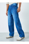 Men Blue Loose Fit Faded Jeans
