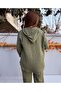 Muslin Hooded Shirt Khaki - 3