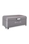 Belariva-Cuisine Bread Box & Spice Storage Set Gray |   Metal Bread Box + 3-Piece Jar Set - 4