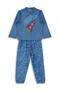 Supersoft 3-11 Years Pajama Set - Blue 11-12 Years