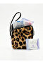 Leopard Printed Pack Women's Sanitary Pad Storage Bag Pieces - Mini Organizer Case - 10X14X3 cm - 4