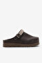 Women's Brown Comfortable Fit PU Sole Stripes Sandals - 4