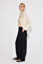PLEATED CREPE PANT - 4