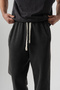 Men's Washable Baggy Sweatpants with Elastic Waist and Elastic Cuffs at the Legs - 6
