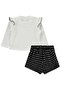 Checked Skirted 6-18 Months Set - Black 18-24 Months - 4