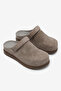 Women's Beige Comfortable Fit PU Sole Stripes Sandals - 4