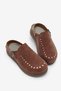 Women's Tan Comfortable Fit Stone Shoes Buckled Sandals - 2