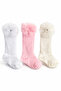 3-Piece Knee Socks Set, Washable, Perfumed, Cotton Pieces, Soft Design - 4
