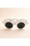 Happy Birthday Silver Party Glasses Birthday Fun Glasses - 2